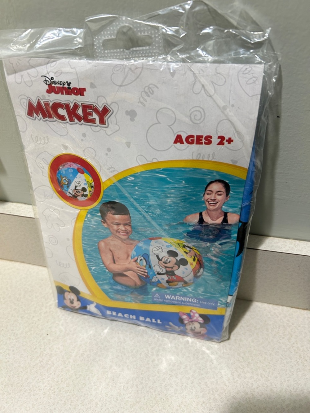 Mickey Blue Kids Beach Ball - Ages 2+
